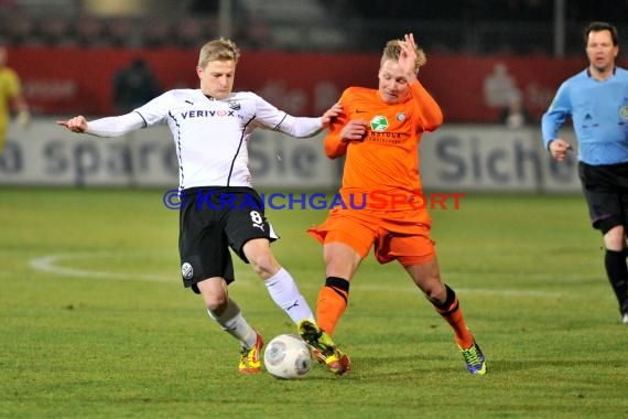 2. Bundesliga SV Sandhausen - FC Erzgebirge Aue im Hardtwaldstadion (© Kraichgausport / Loerz)